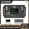 JKESS Kit Batteria LiFePo4 JKESS 16S 48V, Scatola Vuota Fai-da-Te 51.2V 314AH 16KWH, Sistema di Accumulo Energetico con JKBMS, RS485, RS232, CAN, LCD