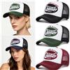 NONE Cappellino da baseball ricamato con lettera del 1967, traspirante, in rete, da camionista, per uomo e donna, per eventi sportivi all'aperto.