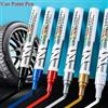 NONE Pennarello per riparazione graffi vernice per auto pennarello per vernice ad acqua impermeabile pennarello per pneumatici per auto cura del battistrada automobilistico nero bianco rosso argento