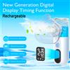 Fireurus Nebulizzatore ricaricabile Display a LED regolabile Inalatore medico silenzioso ad ultrasuoni Dispositivo a vapore mobile Bambino adulto medico