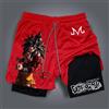 Bandai Nuovi pantaloncini da uomo con licenza Super Dragon Ball 2025 - Pantaloni da spiaggia traspiranti ad asciugatura rapida anime giapponesi, stile hip hop retrò Y2K