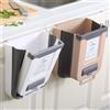 NONE Pattumiera pieghevole da 7L/10L pattumiera sottile montata a parete con contenitore per sacchetto della spazzatura pattumiera sospesa in plastica per cucina bagno