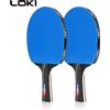 LOKI K5000 FL Manico lungo Racchetta da ping pong per intrattenimento domestico con gomma da ping pong di colore blu