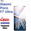 NONE 1-4PCS Proteggi Schermo Per Xiaomi Poco F7 Vetro Ultra Temperato Cristallo 9H Alto Alluminio Anti Scratch Caso Amichevole Impronte Digitali