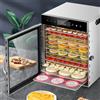 TKKEACE Disidratatori per Alimenti e Cattivi con Timer 24H e Stendino Leggero 800W 30-90 ℃ Disidratatore di frutta vegtable Spina UE