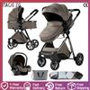 Magic ZC（母婴） Passeggino 3 in 1 ad alto paesaggio con seggiolino auto Carrozzina per bambini Passeggino per neonati convertibile Telaio durevole Carrozzina invernale da giro liscio