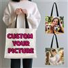NONE Borsa per la spesa personalizzata regalo di Natale chic Immagini di carica Borsa tote personalizzata Immagini Borsa per la spesa riutilizzabile Custodia a tracolla