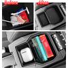smabee Organizer per Console Centrale Dacia Sandero 2020-2024, Scatola Portaoggetti per Bracciolo, Accessori Auto in ABS