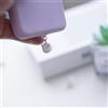 NONE 1 pz mini ciondoli con tappo antipolvere per coniglio, accessori per telefono leggeri, protezioni per decorazioni per porte di tipo C e alleggerimento