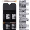 NONE 25 PCS Set di cacciaviti magnetici Strumento manuale multifunzione Precisione Riparazione fotocamera telefono Torx Punte per cacciavite esagonale Kit Borsa