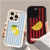 Custodia per telefono con motivo a strisce fresche al limone per Google Pixel 10 9A 9 8 7 8A 7A Pro XL 4G 5G Cover posteriore in silicone morbido TPU
