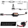 NONE Decodificatore Canbus LED per Fari H1 H3 H4 H7 H8 H9 H11, Resistore Anti-Errore, Anti-Sfarfallio V2q5