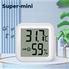 NONE Termoigrometro Digitale, Termometro da Interno, Misuratore di Temperatura, Mini Stazione Meteo LCD con Sensore per Casa e Stanza, Misuratore di Umidità