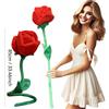 NONE 85 cm grande peluche rosso bouquet di rose artificiali farcito bouquet pieghevole morbido floreale decorazione della casa San Valentino Festa della mamma g