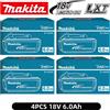 Makita Batteria Makita 18V 6.0Ah 100% originale per utensili elettrici Makita BL1830 BL1830B BL1840.BL1840B/BL1850 BL1860B