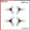 NONE Eliche Hqprop T2.2x2x3 a 3 pale per droni FPV, 2 CW 2 CCW, ad alta efficienza e leggere, per mini droni da corsa FPV