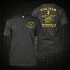 NONE T-shirt da uomo in cotone a maniche corte con collo rotondo, stile militare US Navy SEAL Team 3, SEAL Team 6, Coronado Special Forces, estiva, da strada