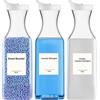 NONE Dispenser per detersivo lavatrice, Dispenser per ammorbidente, Contenitore in plastica per detersivo liquido, Organizzatore per detersivo lavatrice