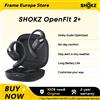 SHOKZ 【LOCAL+】SHOKZ OpenFit 2+ T921 Auricolari Open-Ear Compatibili con Dolby Audio, 48 Ore di Autonomia, Resistenza all'Acqua IP55, Ricarica Wireless USB-C, Nuovo T921