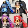 Hasbro 4 portachiavi KPOP, portachiavi con personaggio tigre in PVC, grazioso portachiavi in stile Harajuku per bambini e fan, regalo di Natale