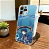 NONE Cover per telefono Genshin Impact Wanderer in silicone trasparente morbido per iPhone 17 16 15 14 13 12 11 Mini Pro Max Plus