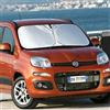 AULLCARSON Parasole Pieghevole per Parabrezza Auto FIAT PANDA, Protezione UV, Copertura Riflettente per Finestrini, 1 Pezzo