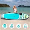 funwater Tavola da Paddle Gonfiabile Funwater SUP 350x84x15cm, Capacità 180KG, Attrezzatura per Sport Acquatici per Adulti e Famiglie