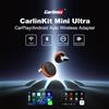 Carlinkit Adattatore CarlinKit Mini Ultra 3 Wireless CarPlay Android Auto per l'aggiornamento dell'infotainment dell'auto, BT 5.4GHz Wifi 5.8GHz OTA, compatto