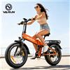 Varun S20-1 Plus Bicicletta Elettrica Pieghevole per Adulti, Bici Elettrica da Strada, Batteria 48V 13Ah, Fatbike 20'', E-bike Urbana, Bici Elettrica per Pendolari
