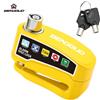 NONE Lucchetto Antifurto Moto con Allarme 110DB, Blocco Disco Freno in Lega Impermeabile, Lucchetto di Sicurezza per Freno a Disco