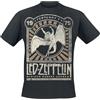 NONE Madison Square Garden 1975 T-shirt Led Zeppelin Band 100% cotone con grafica da uomo e da donna, top streetwear estivo