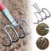 NONE Rastrello da Giardino Rinforzato per Esterni, Rastrello in Acciaio per Scorie e Pietre, Rastrello per Recupero Terreni e Ferrovia, Attrezzo a Rastrello per Terreno Arachinato