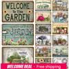 NONE Targa in Metallo Vintage 2026 per Giardinaggio, Insegna Decorativa Retrò per Club di Giardinaggio, Uso Interno ed Esterno, Decorazione Murale per Casa