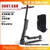HX Monopattino elettrico pieghevole HX X6, 350W, per adulti, 25KM/H, con ruote da 5.5 pollici, controllo tramite APP.