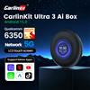 Carlinkit Nuovo CarlinKit Ultra3 Box Android 15 SM6350 Adattatore Wireless Carplay Android Auto con Supporto Netflix YouTube Hulu IPTV BT Wi-Fi GNSS