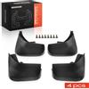 Frankberg Parafanghi anteriori e posteriori Frankberg 4x per Audi A6 4F C6 Avant Allroad 2004-2011