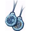 NONE Nuovo Orologio da Tasca con Ciondolo, per Uomo e Donna, Colorato, Ottagonale, Movimento al Quarzo, Cinturino in Pelle, Stile Casual e alla Moda, Idea Regalo