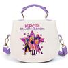 Hasbro Borsa a tracolla KPop Demon Hunters con stampa, borsa a tracolla alla moda per ragazze e donne, borsa leggera