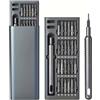 NONE Set di 25 Mini Cacciaviti, Cacciaviti a Testa Piatta e a Croce Resistenti per Riparazioni Quotidiane di Apparecchiature Elettroniche