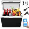 Oyajia Frigorifero 12/24 Volt, Frigo Elettrico 40L 50L, Congelatore Portatile 12V/24V DC 100-240V AC, Frigo 12V -20°C ℃ ~20 ℃ Frigorifero Portatile 12V per Viaggi, Campeggio, Camion, Barca
