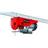 Einhell TC-EH 250-18 Argano elettrico (230 V, 50 Hz, 500 W, portata senza rullo guida 125 kg, portata con rullo guida 250 kg, cavo 18 m)