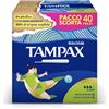 TAMPAX Super, 40 tamponi con applicatore in cartone e cuore assorbente