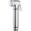 Wunderbad Doccetta WC in Ottone Cromato - Design Moderno, Comando a Pulsante, Solo Doccetta (senza Tubo né Supporto), Attacco G1/2", Finitura Lucida - Qualità Premium Italiana