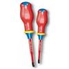 USAG U00910126 Serie giraviti Slim isolati 1000V con Impronta combinata POZIDRIV, Rosso