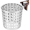 XUDUOO Grondaie in acciaio inox, protezione per grondaie, protezione dalle foglie, protezione dalle foglie, protezione dalle foglie, per grondaie, per tubi di scarico (75-90 mm)