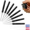 ACKKOR Kit Estrattore Chiavi Rotte 12 Pezzi, Strumenti Professionali da Fabbro 0,2-0,4 mm per Auto e Casa, Set di Rimozione Chiave per Manutenzione Serrature e Emergenza