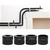 YEITBY Set di 4 ganasce, profilo TH per 16 mm, 20 mm, 26 mm, 32 mm, adatte per pinze a pressione manuali, ganasce intercambiabili, strumento di pressatura in acciaio Cr45 temprato per tubi di rame, tubi in