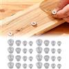 mongtsamz Tasselli Legno Posizionamento,Viti per Legno Spillo Antiruggine,Tasselli per Legno Centro Posizionamento,Viti Legnopara Spillo Dübellehre für Möbelmontage DIY Holzprojekte,4 in 6/8/10/12mm