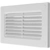 Repa Market 120 x 60 mm, griglia di ventilazione rettangolare, colore bianco, griglia di ventilazione in plastica ABS, per interni, condotto di ventilazione, copertura per condotto dell'aria