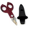 Intercable 16020-F1-CT Forbice Tronchesina 3 in 1 con SafetyBox, Torino, con Decorazione Pallone da Calcio, Rosso Granata
